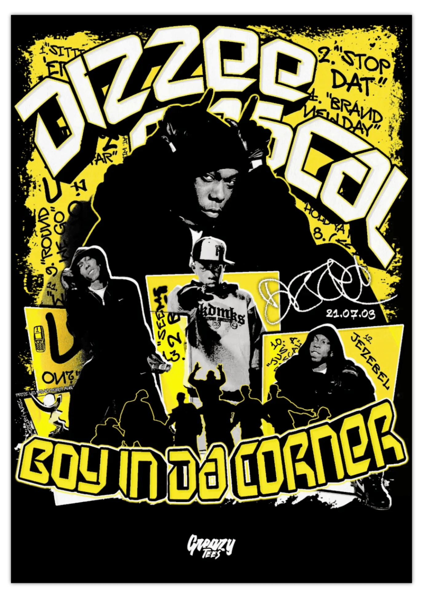 Dizzee Rascal Boy In Da Corner Poster Print - Greazy Tees