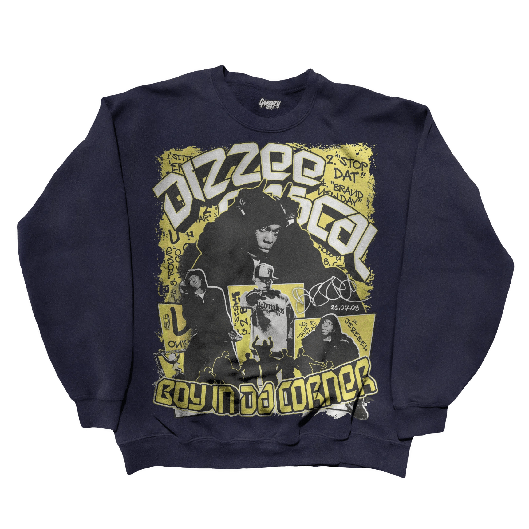 Dizzee Rascal Boy In Da Corner Sweatshirt - Greazy Tees