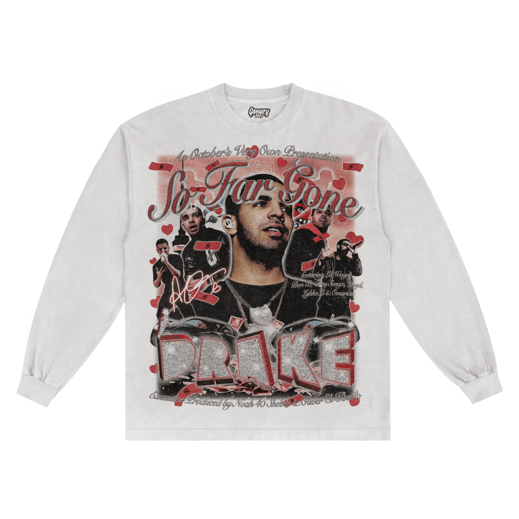 Drake So Far Gone Long Sleeved Tee - Greazy Tees