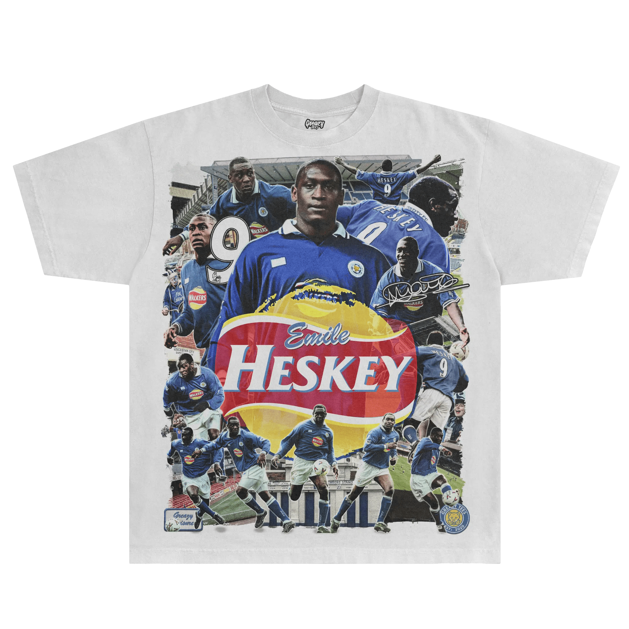Emile Heskey Leicester City Tee - Greazy Tees