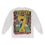 Eric Cantona Manchester United Long Sleeved Tee - Greazy Tees