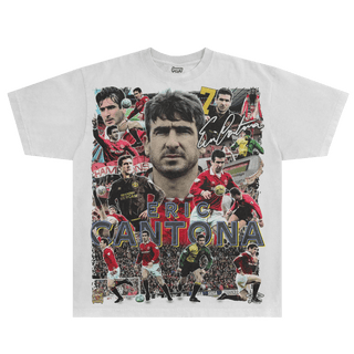 Eric Cantona Manchester United Tee - Greazy Tees