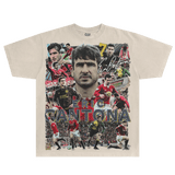 Eric Cantona Manchester United Tee - Greazy Tees