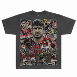 Eric Cantona Manchester United Tee - Greazy Tees