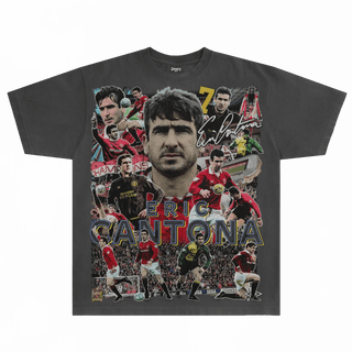 Eric Cantona Manchester United Tee - Greazy Tees