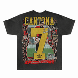 Eric Cantona Manchester United Tee - Greazy Tees