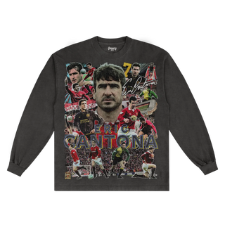 Eric Cantona Manchester United Long Sleeved Tee