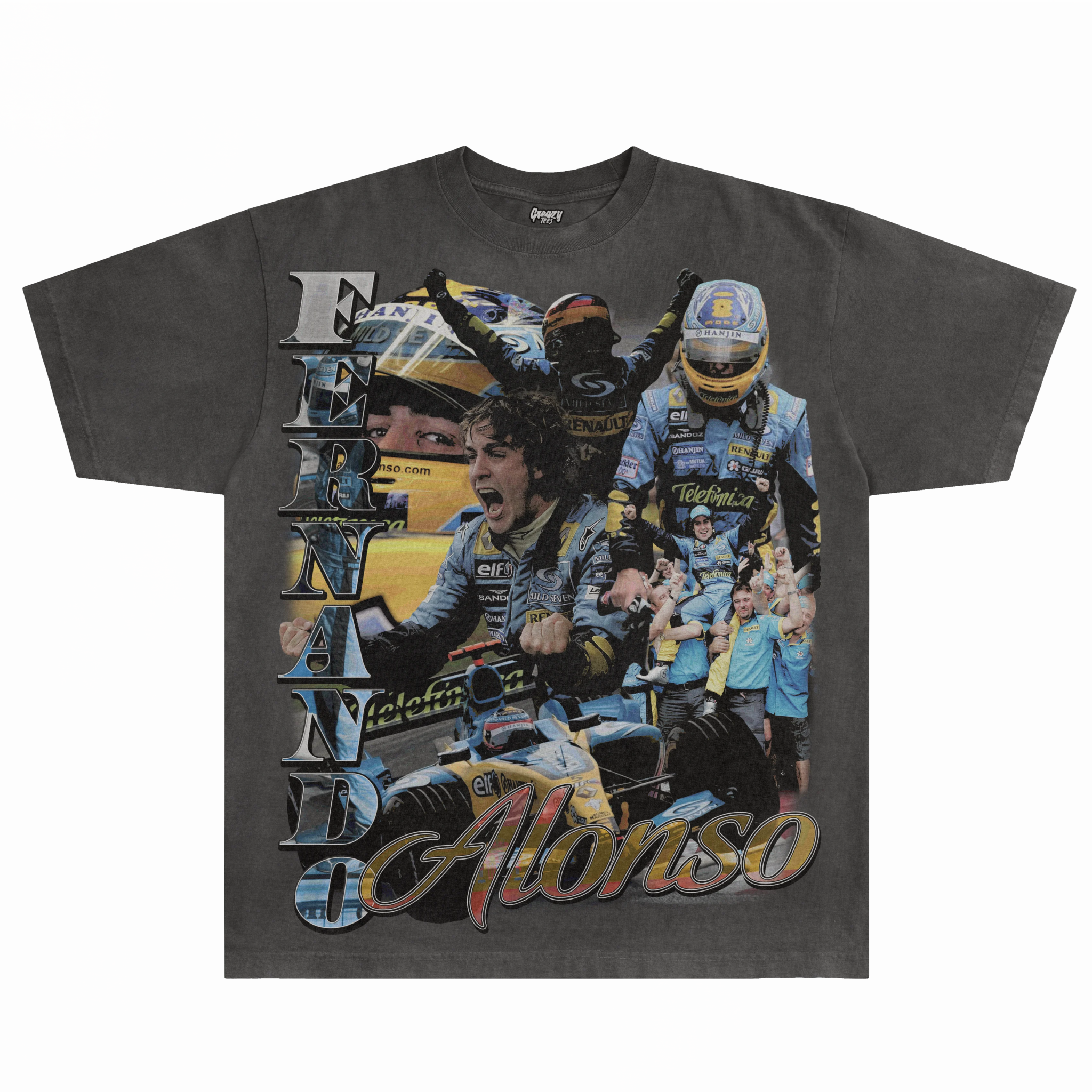 Fernando Alonso Tee - Greazy Tees