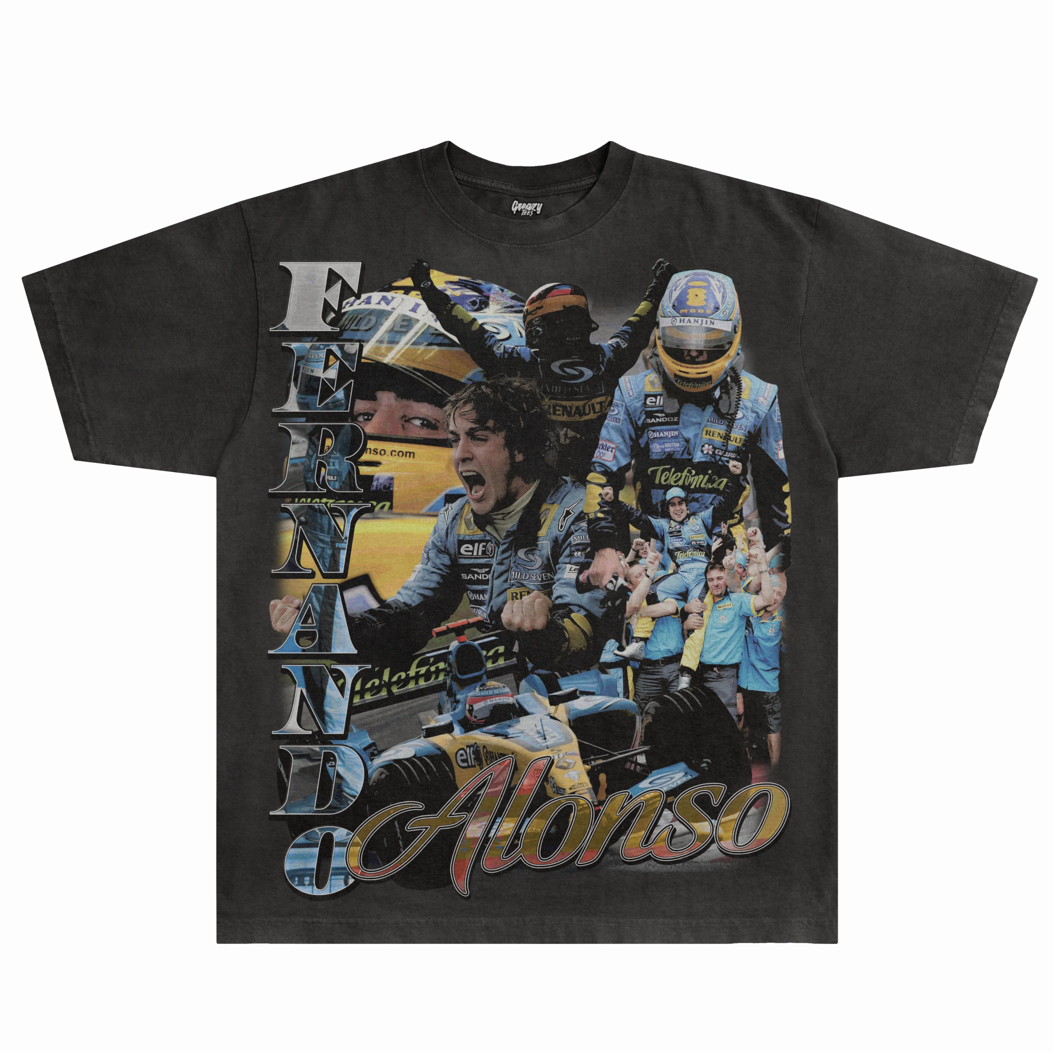 Fernando Alonso Tee - Greazy Tees