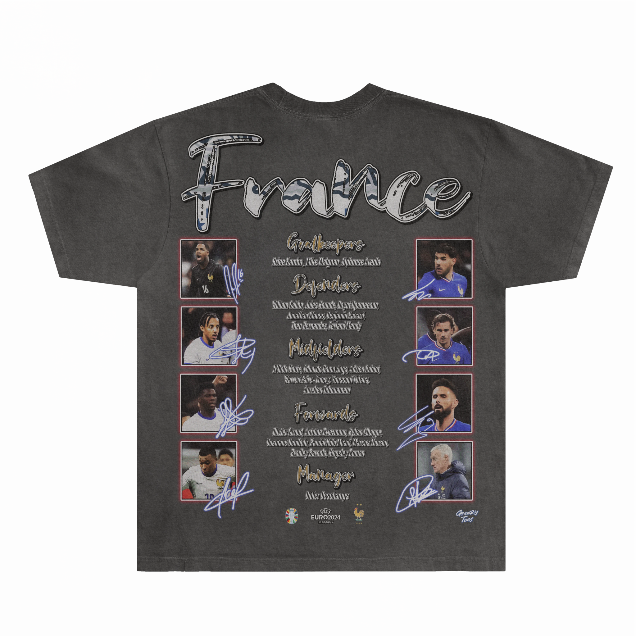 France Euro '24 Tee - Greazy Tees