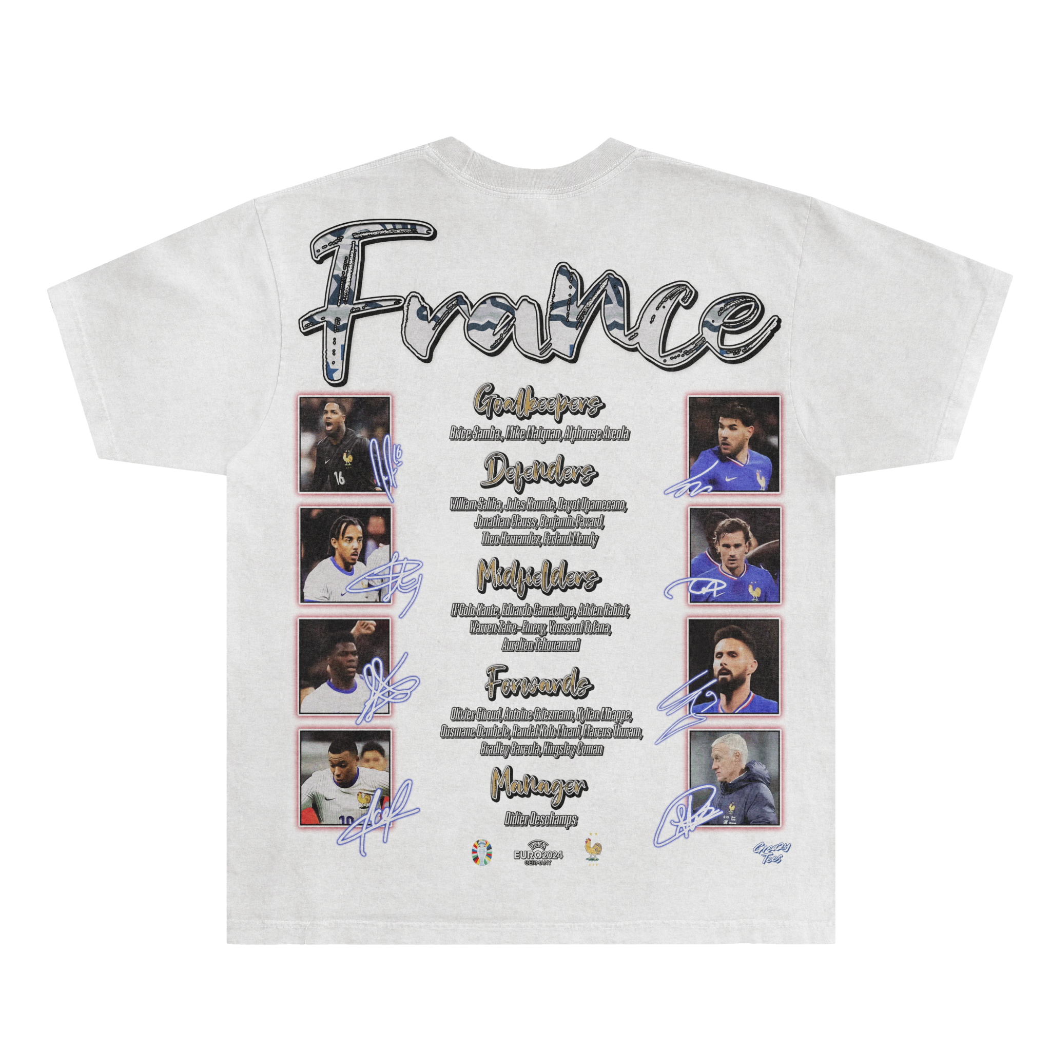France Euro '24 Tee - Greazy Tees