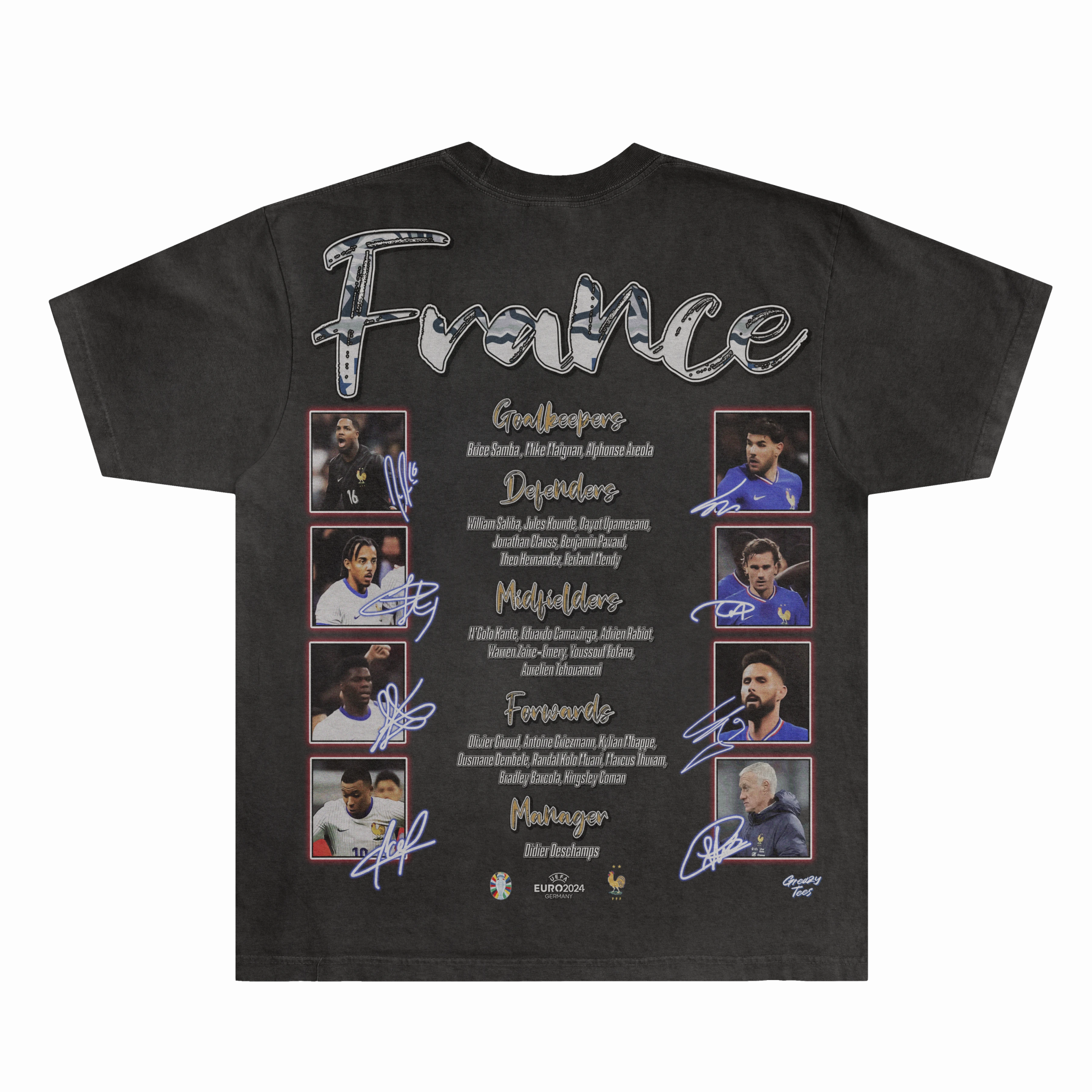 France Euro '24 Tee - Greazy Tees