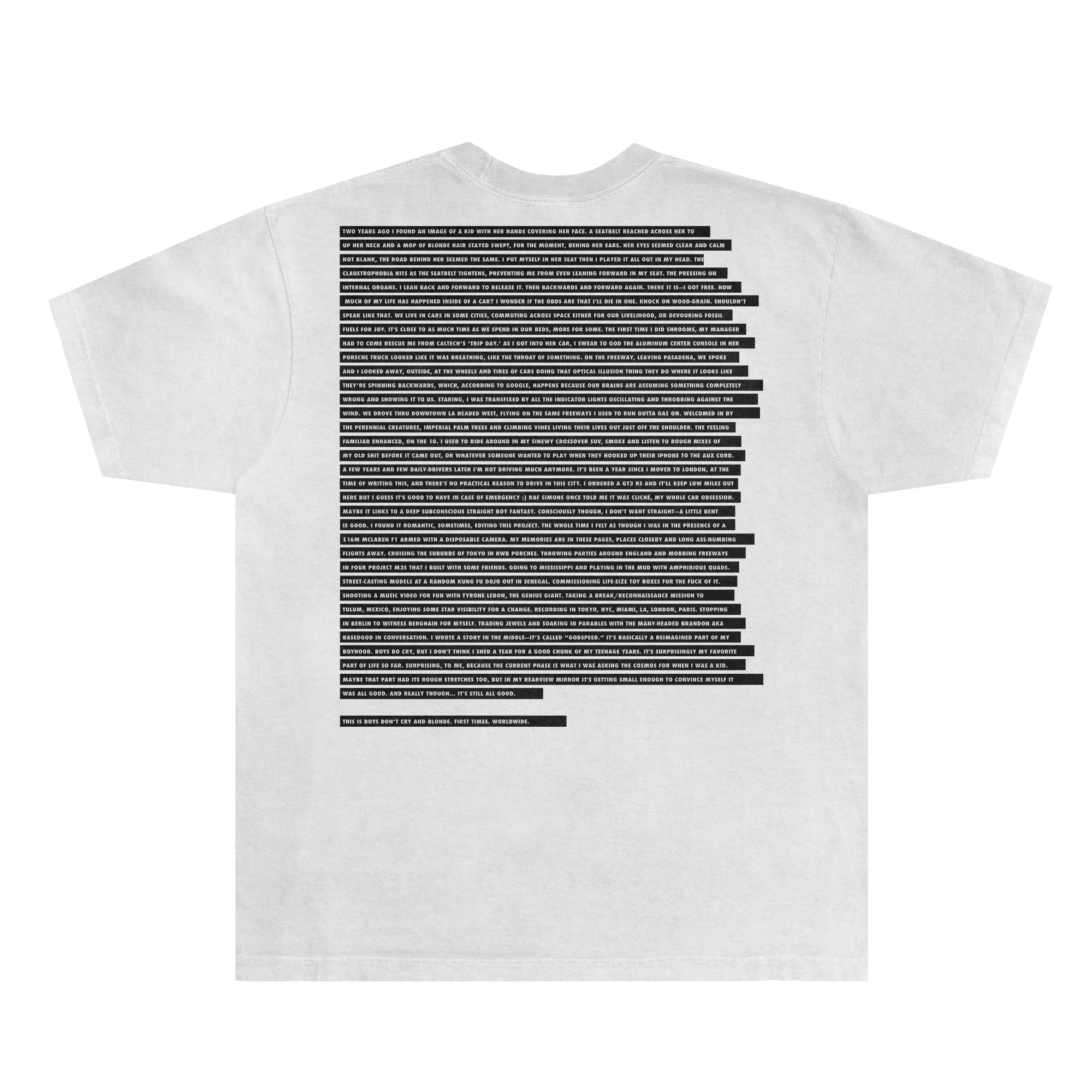 Frank Ocean 2 Seater Tee - Greazy Tees