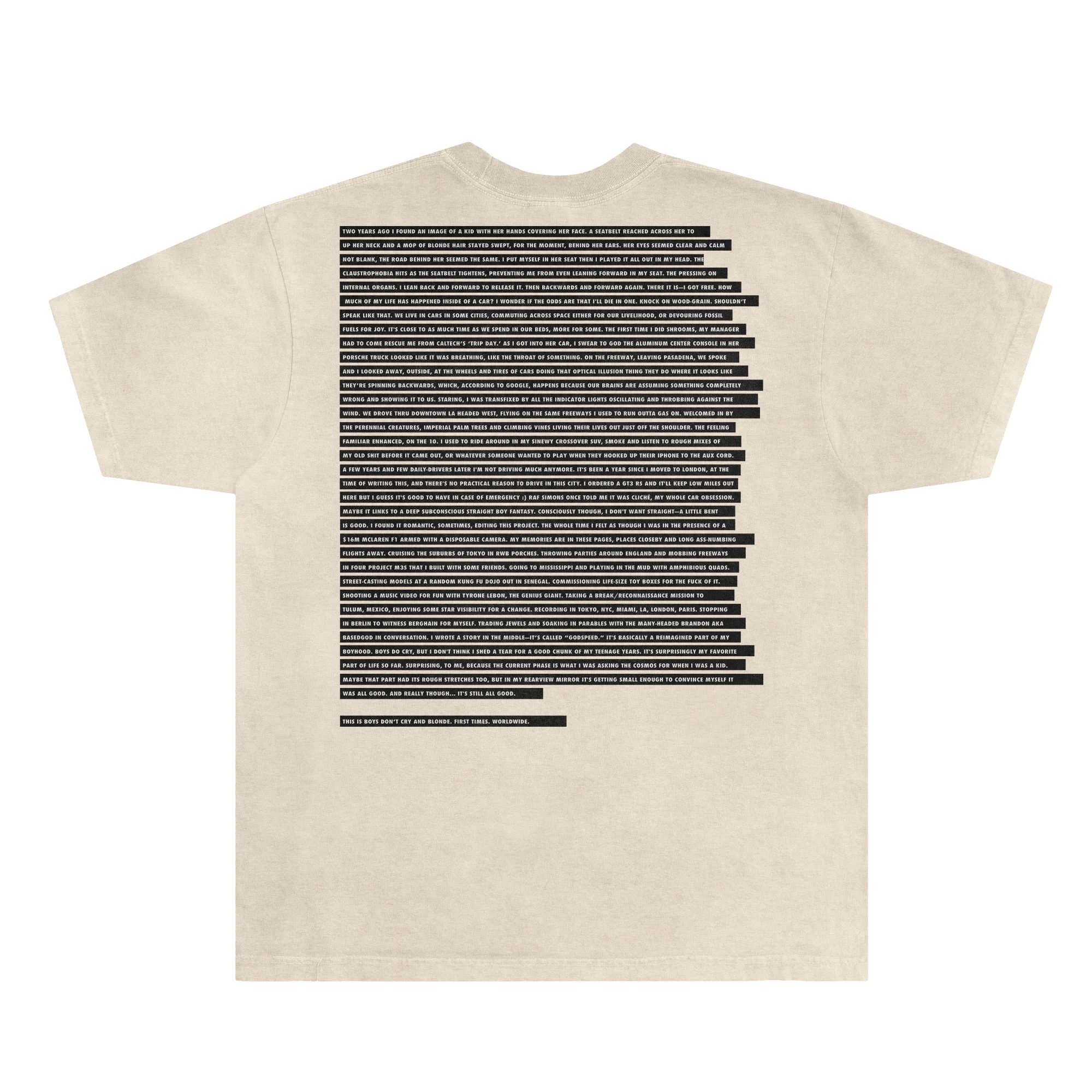 Frank Ocean 2 Seater Tee - Greazy Tees