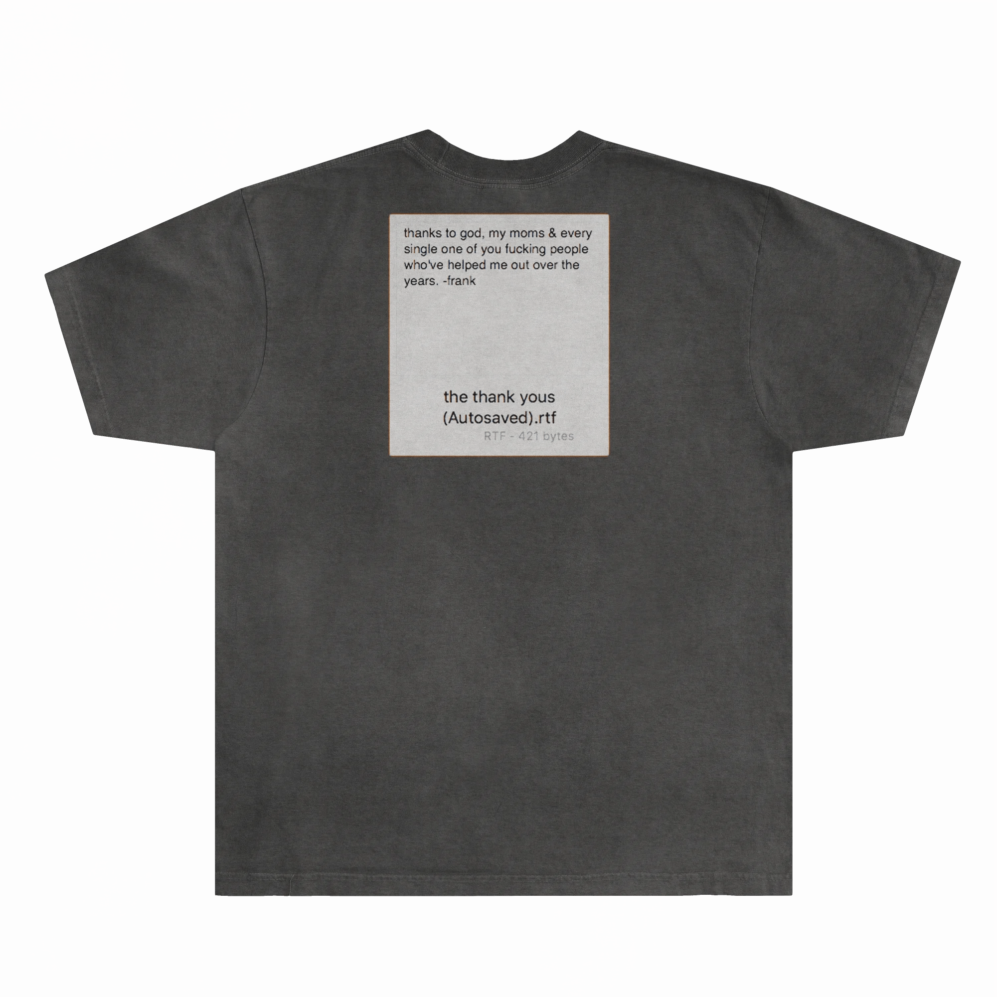 Frank Ocean nOStalgia X Tee - Greazy Tees