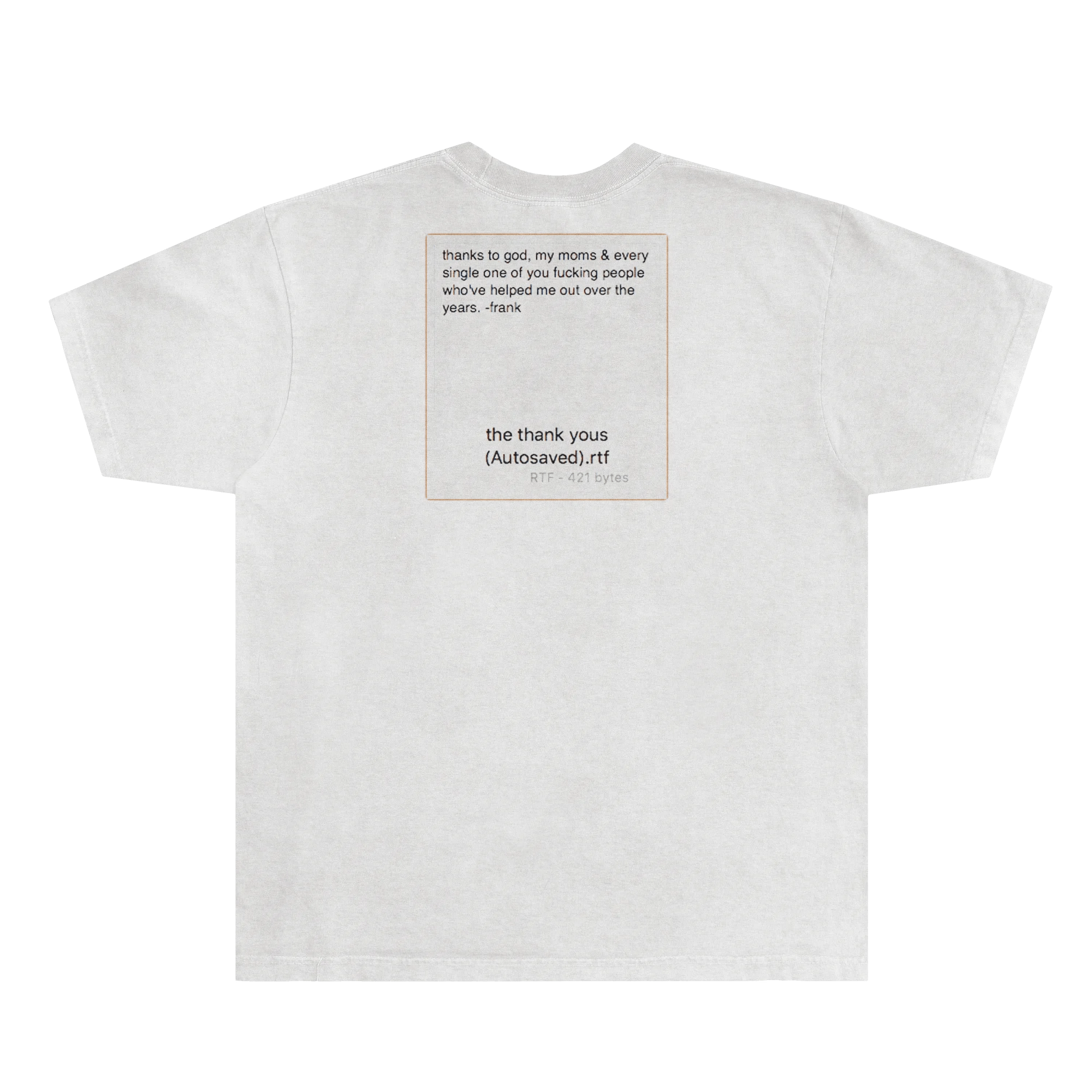 Frank Ocean nOStalgia X Tee - Greazy Tees