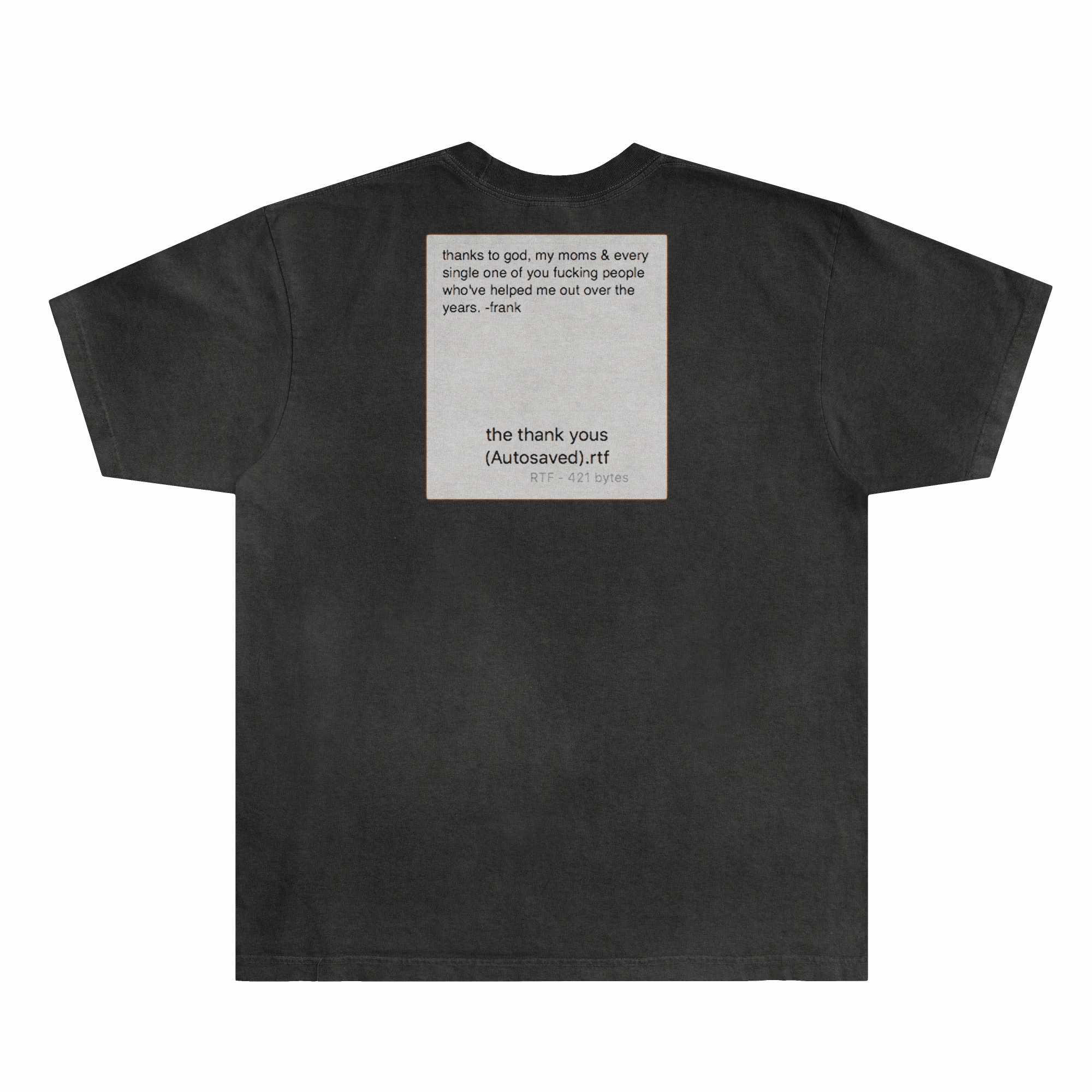 Frank Ocean nOStalgia X Tee - Greazy Tees