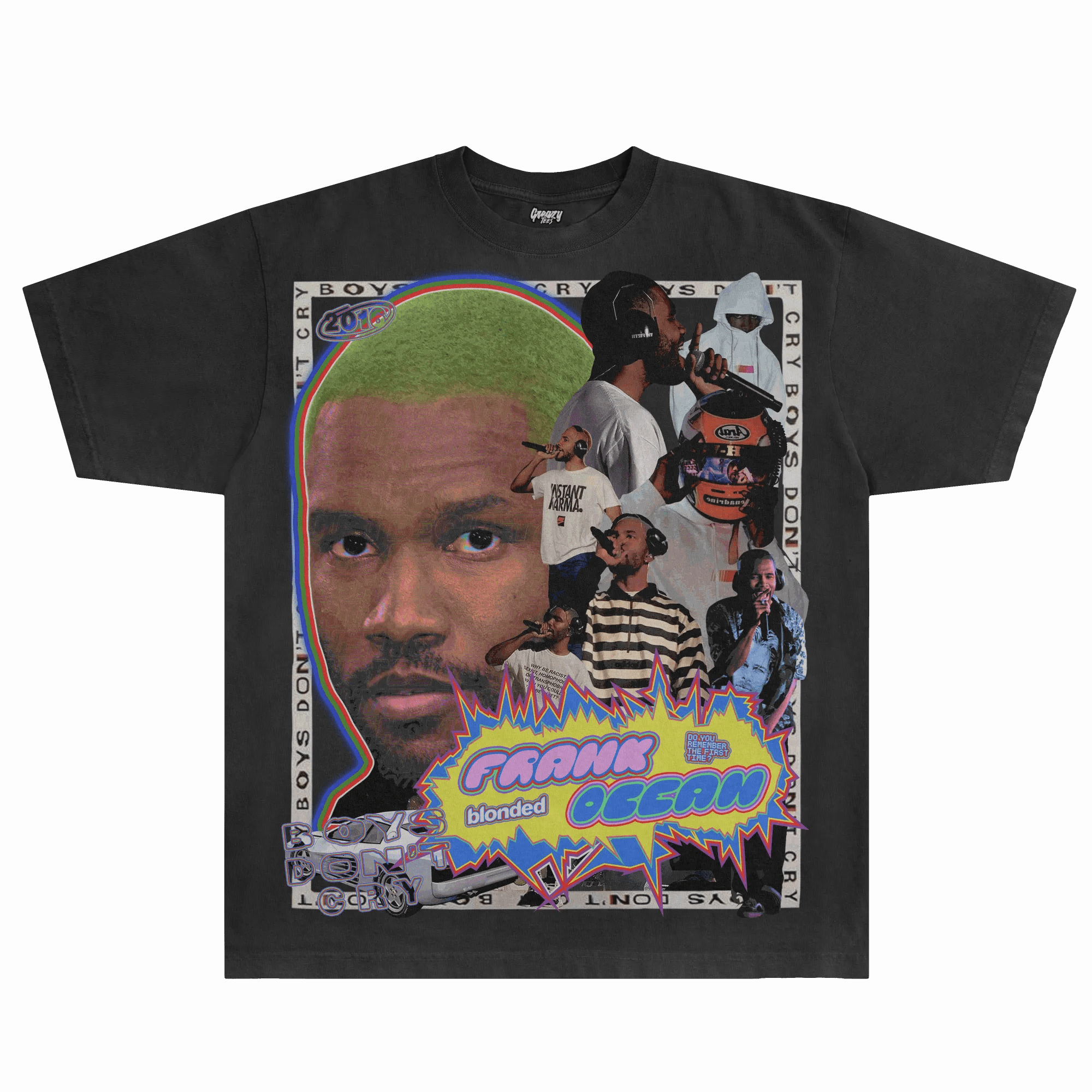 Frank Ocean White Ferrari Tee - Greazy Tees