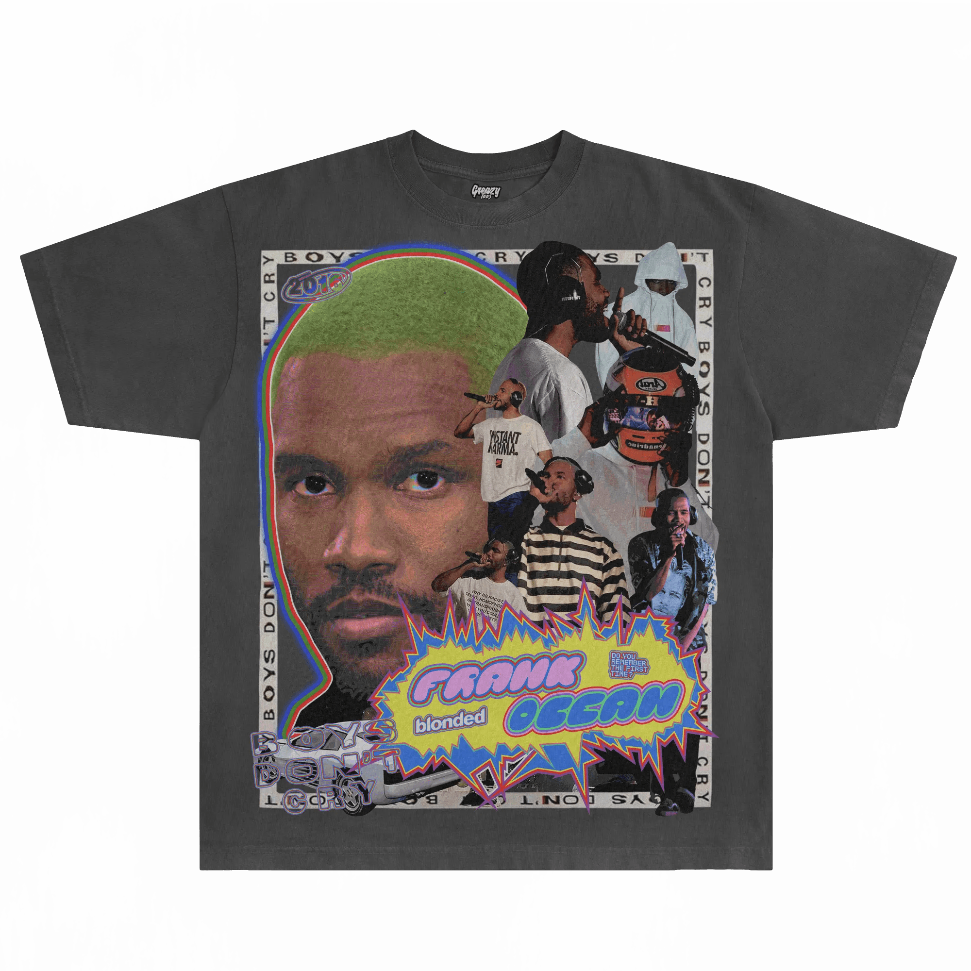 Frank Ocean White Ferrari Tee - Greazy Tees
