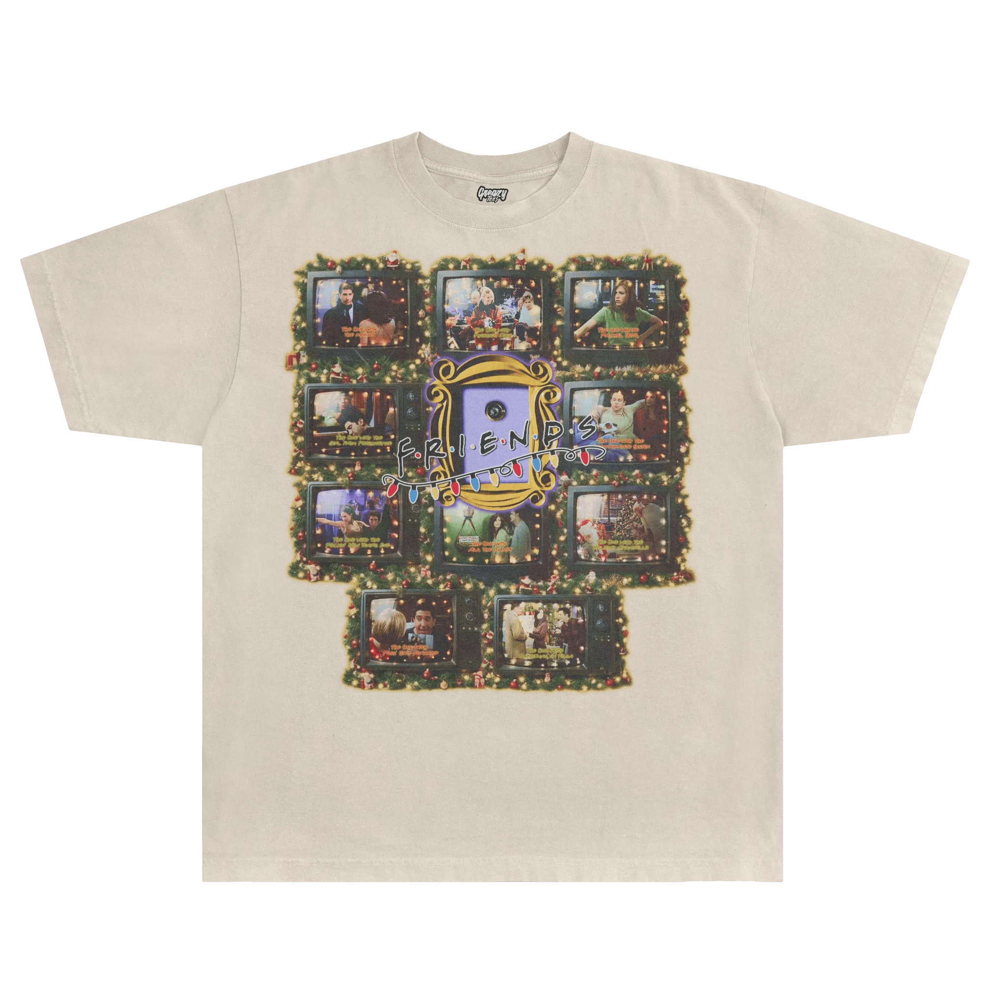 Friends Christmas Tee - Greazy Tees