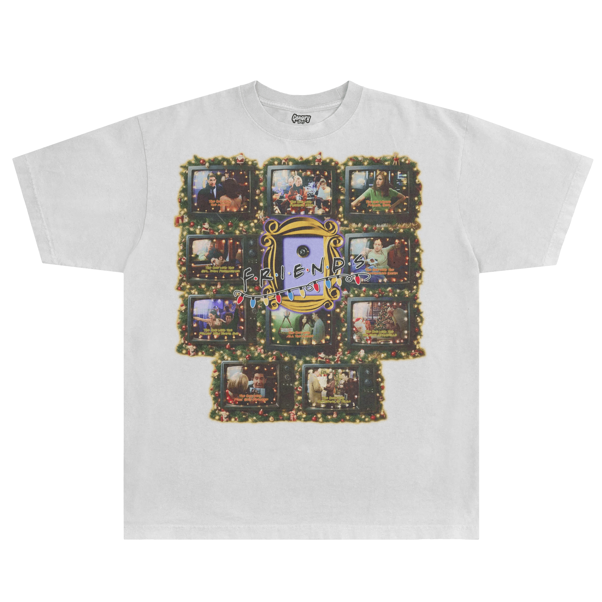 Friends Christmas Tee - Greazy Tees