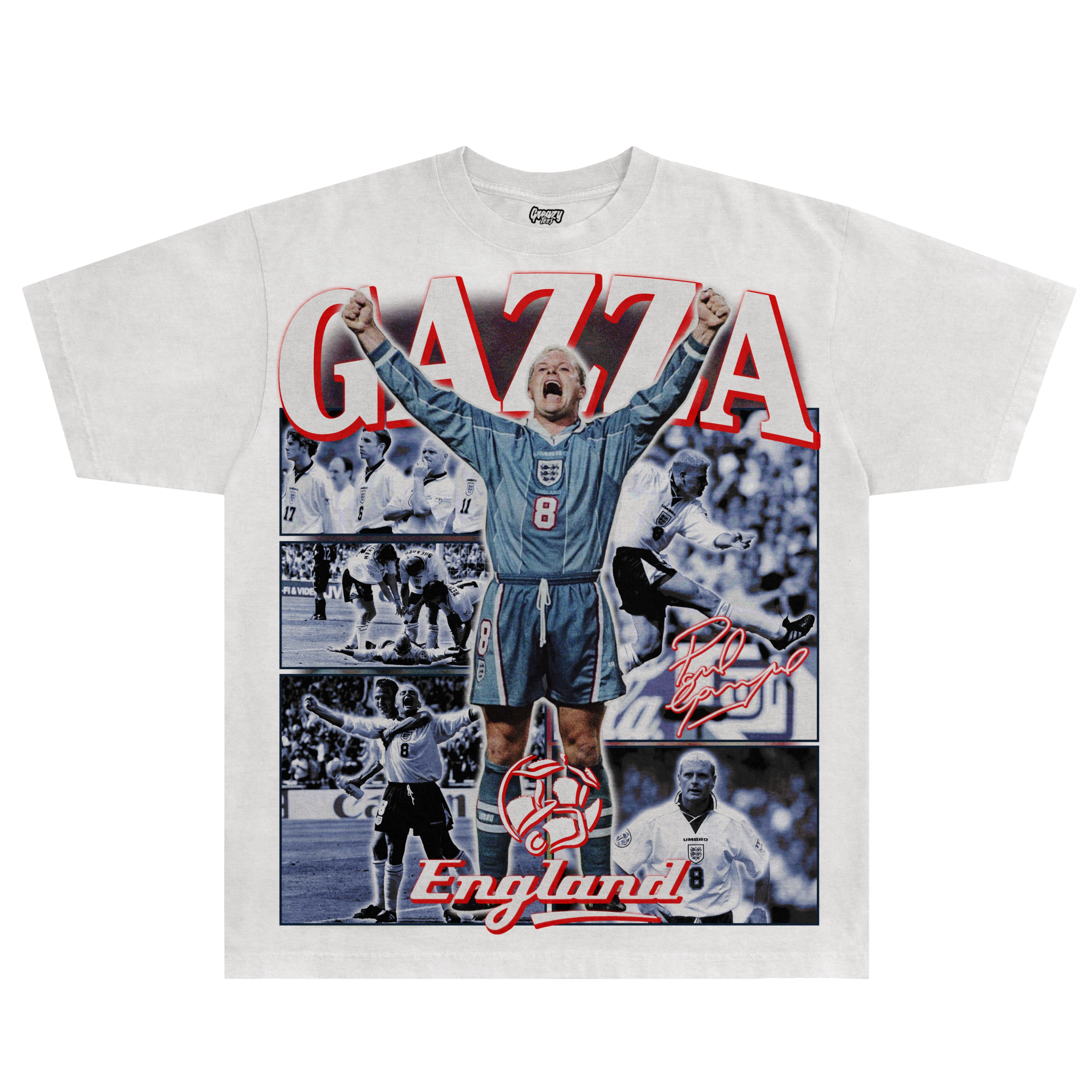 Gazza '96 Tee - Greazy Tees