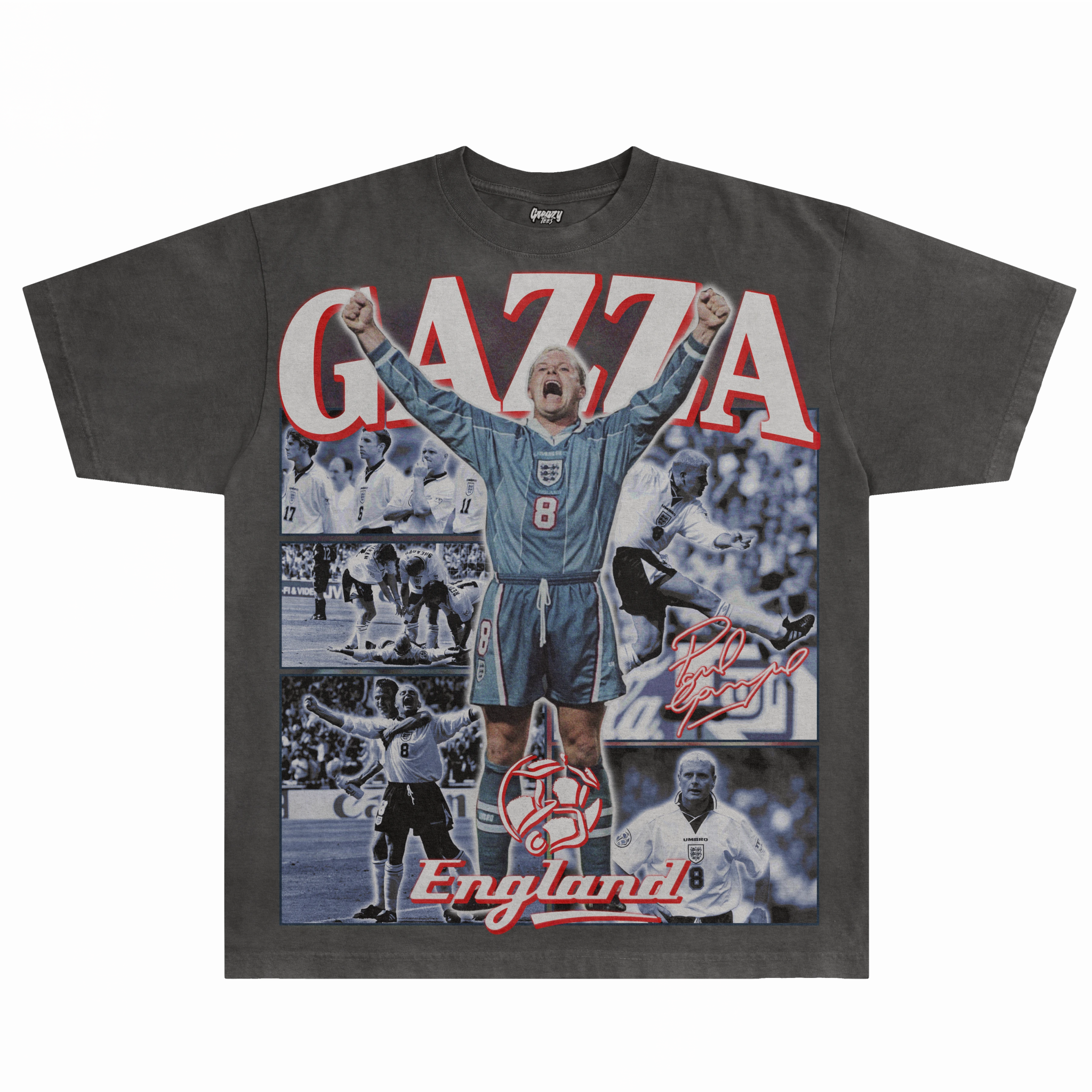 Gazza '96 Tee - Greazy Tees