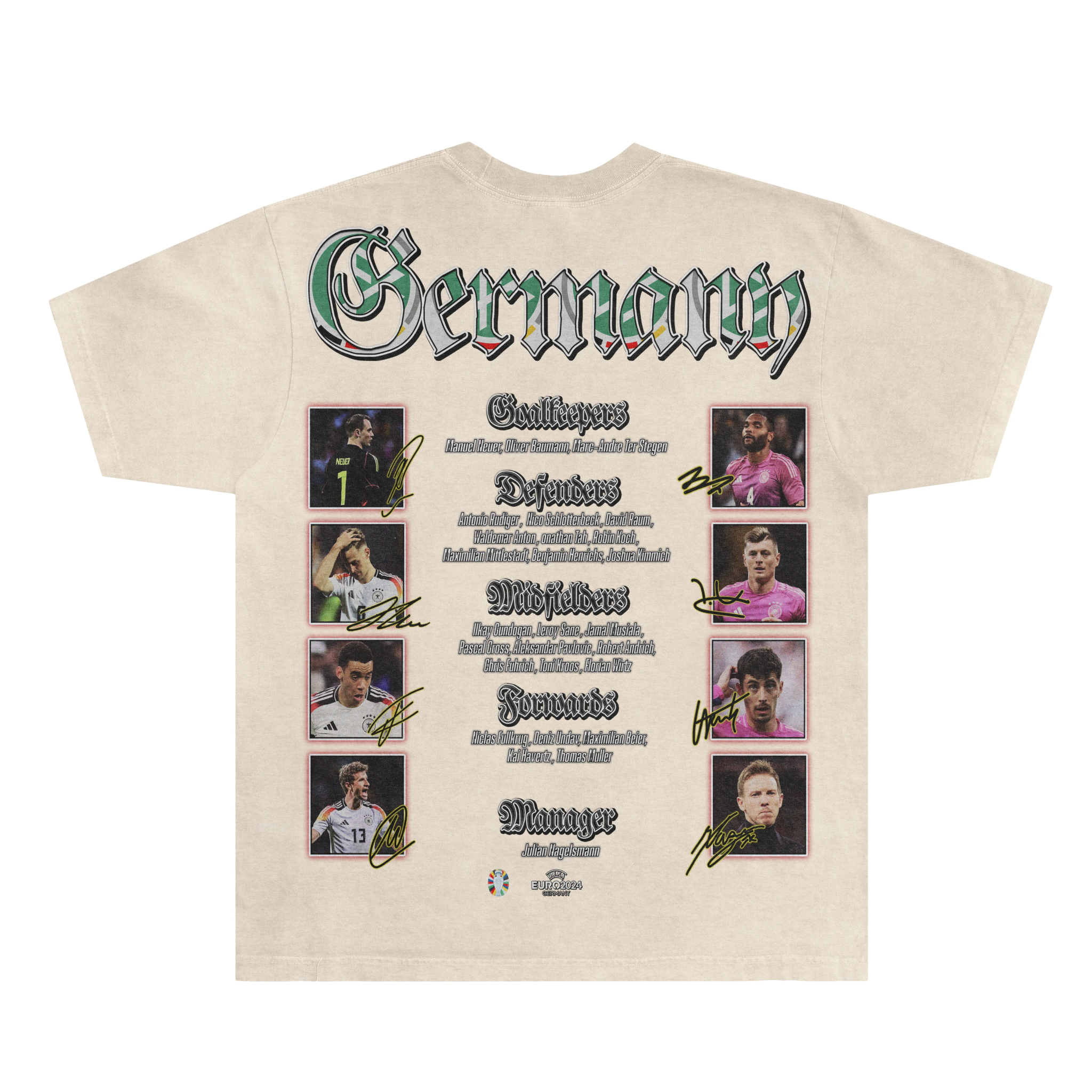 Germany Euro '24 Tee - Greazy Tees