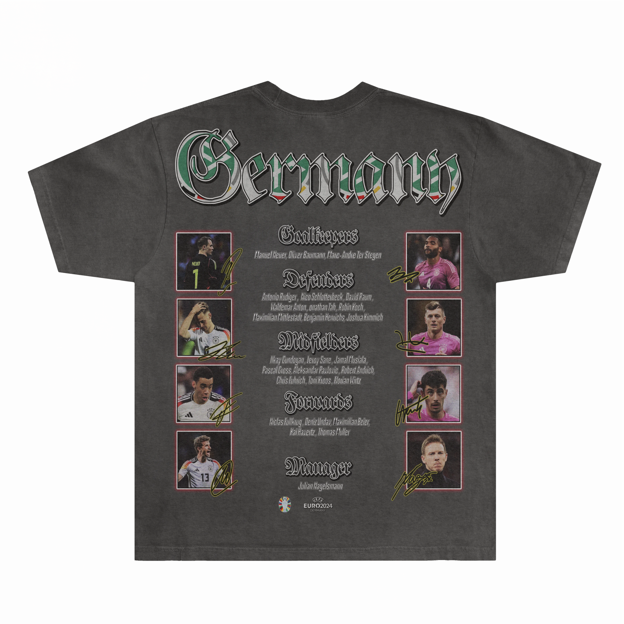 Germany Euro '24 Tee - Greazy Tees