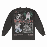 Get Out Long Sleeved Tee - Greazy Tees