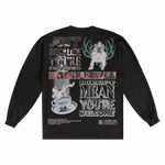 Get Out Long Sleeved Tee - Greazy Tees