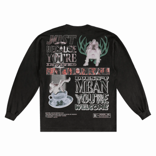 Get Out Long Sleeved Tee - Greazy Tees