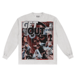 Get Out Long Sleeved Tee - Greazy Tees