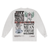 Get Out Long Sleeved Tee - Greazy Tees