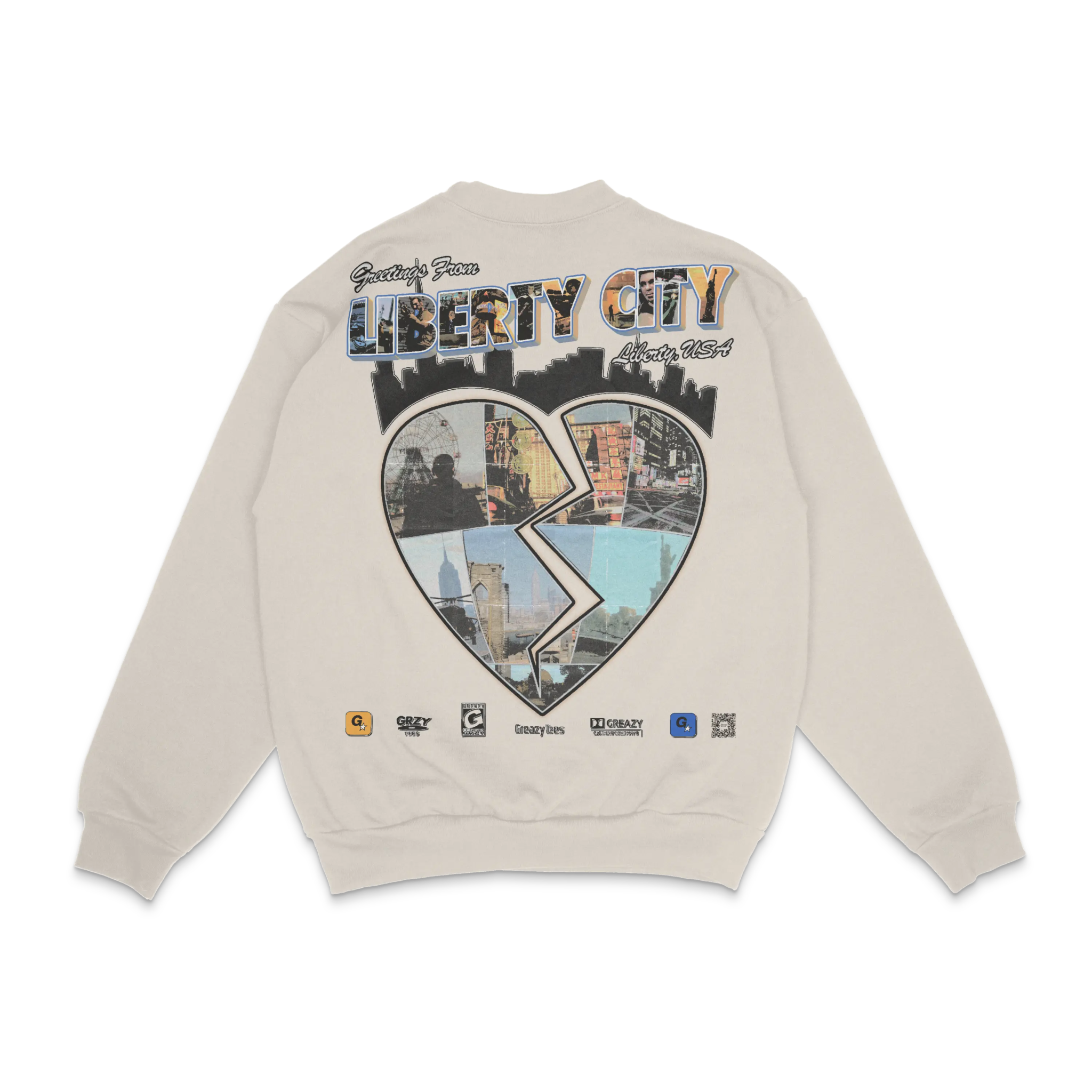 GTA IV Crewneck Sweatshirt - Greazy Tees