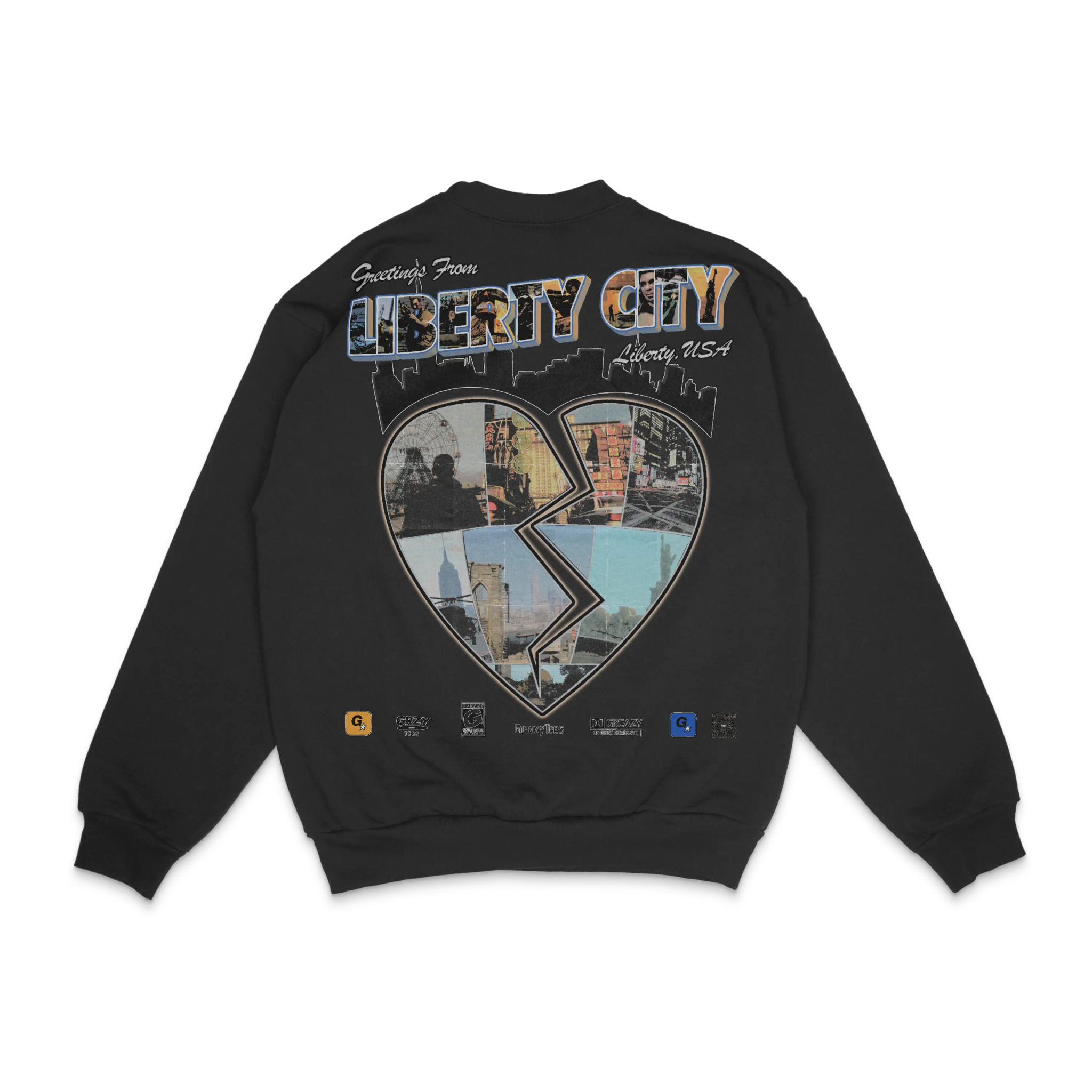 GTA IV Crewneck Sweatshirt - Greazy Tees