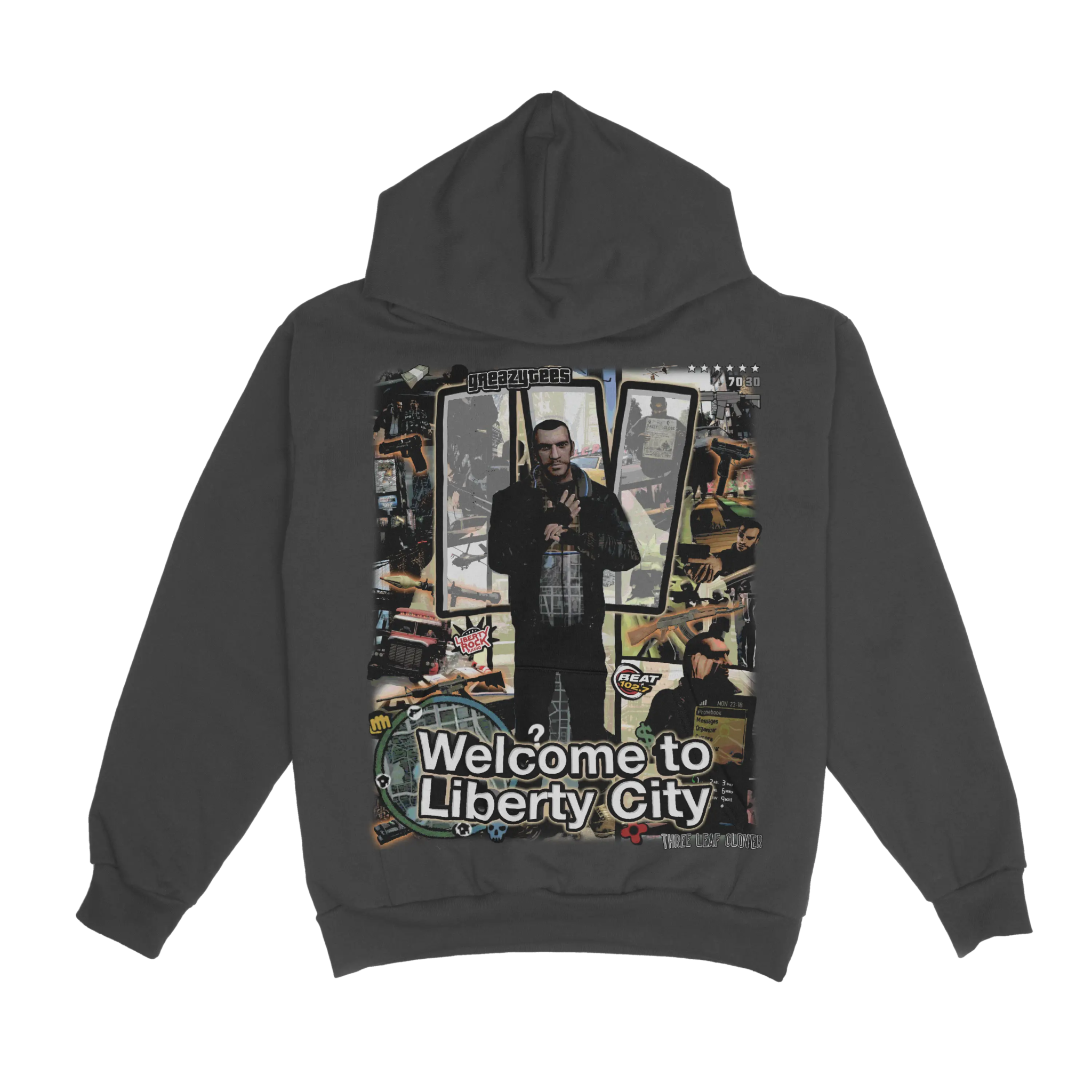 GTA IV Hoody - Greazy Tees