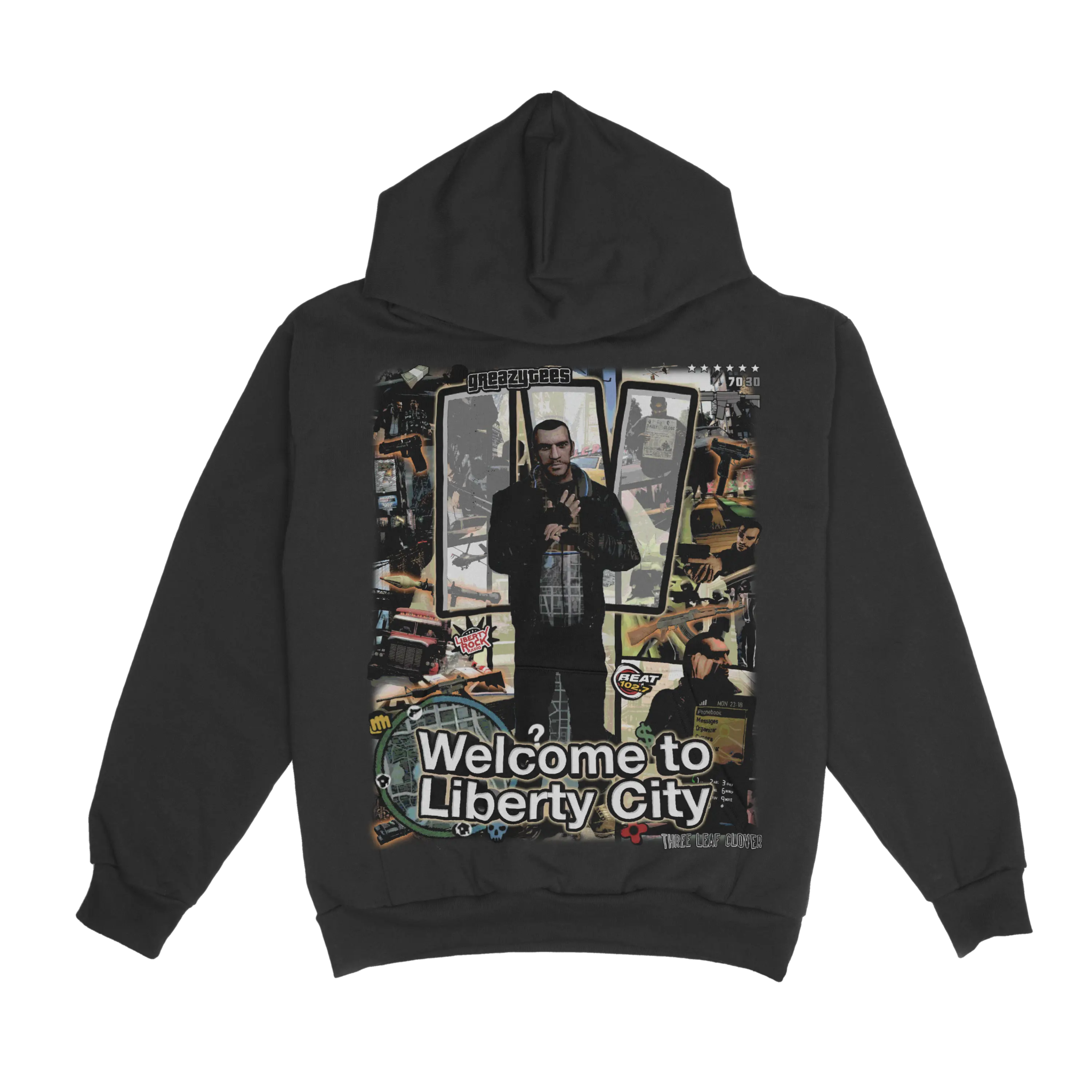 GTA IV Hoody - Greazy Tees