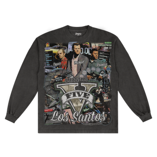 GTA IV Long Sleeved Tee - Greazy Tees