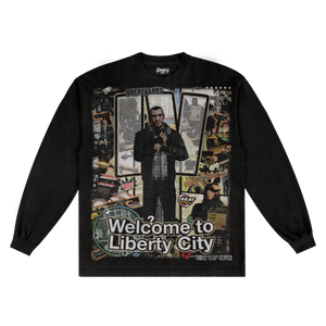 GTA IV Long Sleeved Tee - Greazy Tees