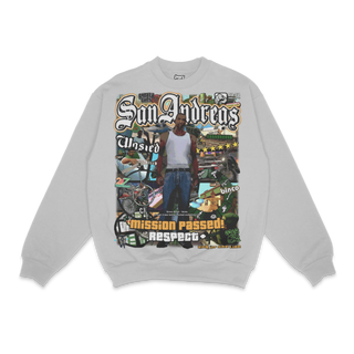 GTA San Andreas Crewneck Sweatshirt - Greazy Tees