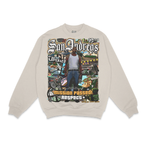 GTA San Andreas Crewneck Sweatshirt - Greazy Tees