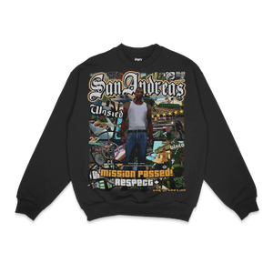 GTA San Andreas Crewneck Sweatshirt - Greazy Tees