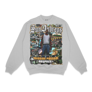 GTA San Andreas Crewneck Sweatshirt - Greazy Tees