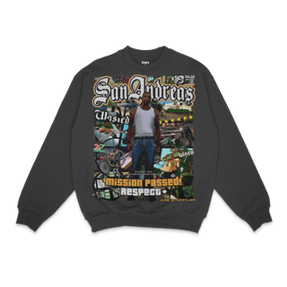 GTA San Andreas Crewneck Sweatshirt - Greazy Tees