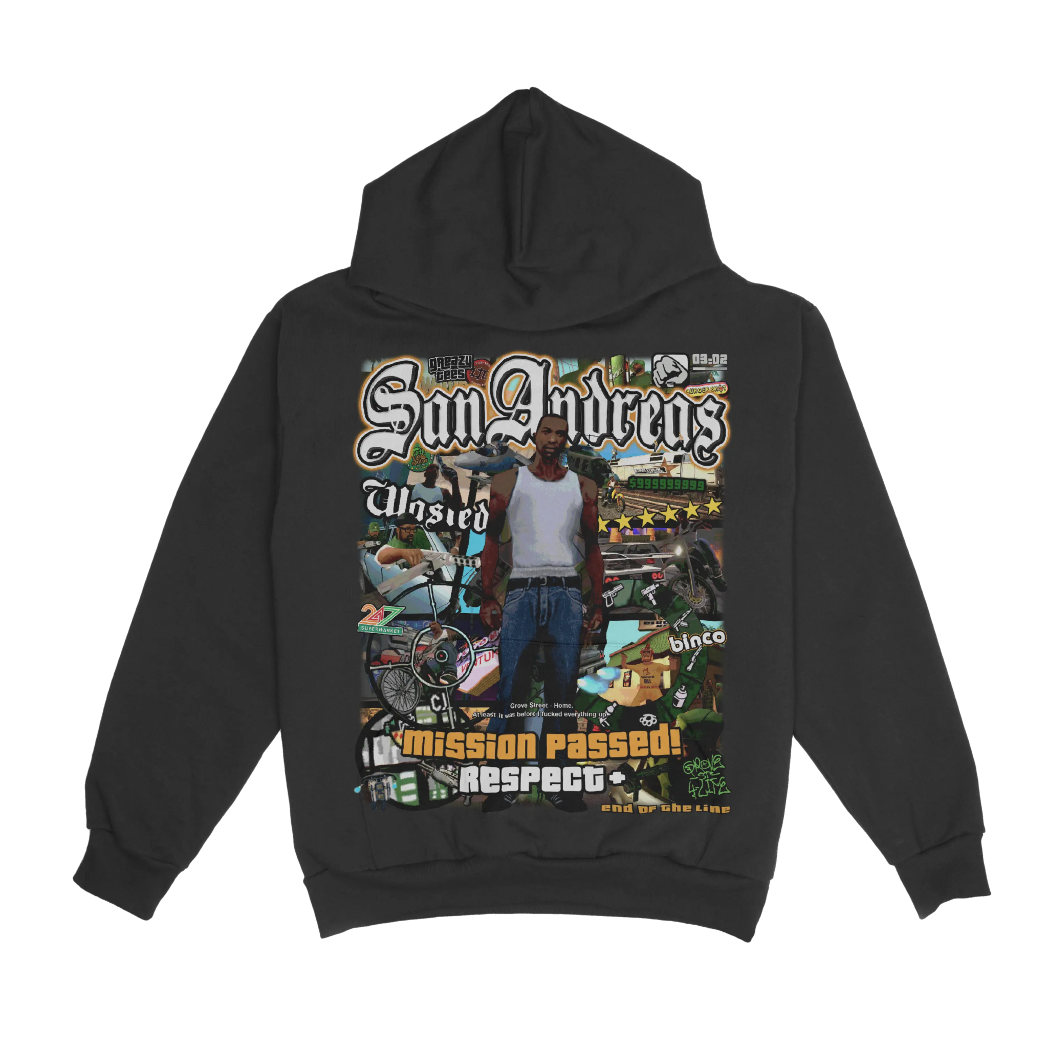 GTA San Andreas Hoody - Greazy Tees