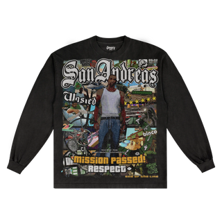 GTA San Andreas Long Sleeved Tee - Greazy Tees