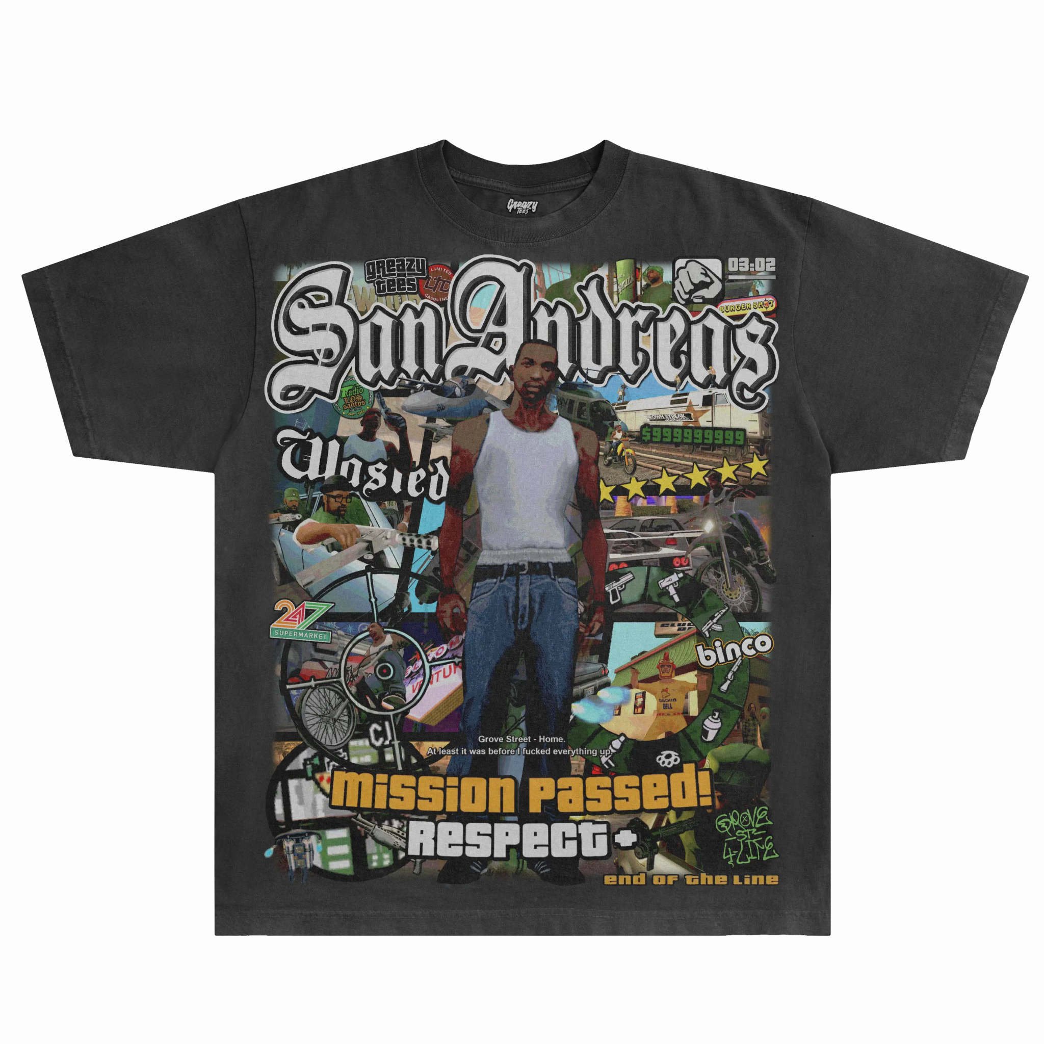 GTA San Andreas Tee - Greazy Tees