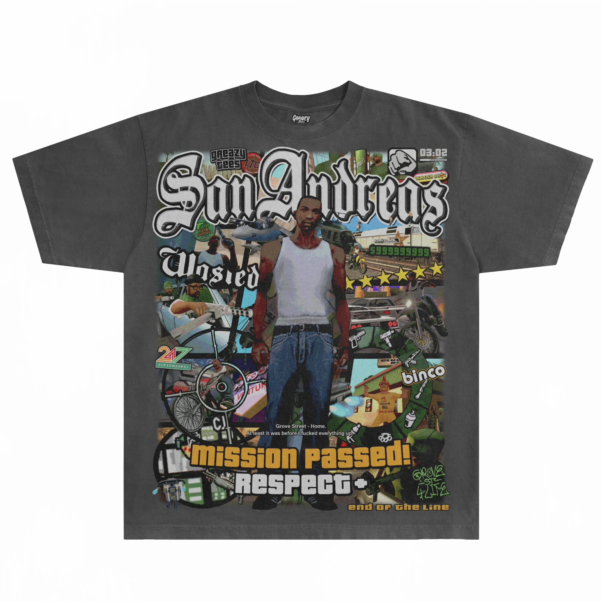 GTA San Andreas Tee - Greazy Tees