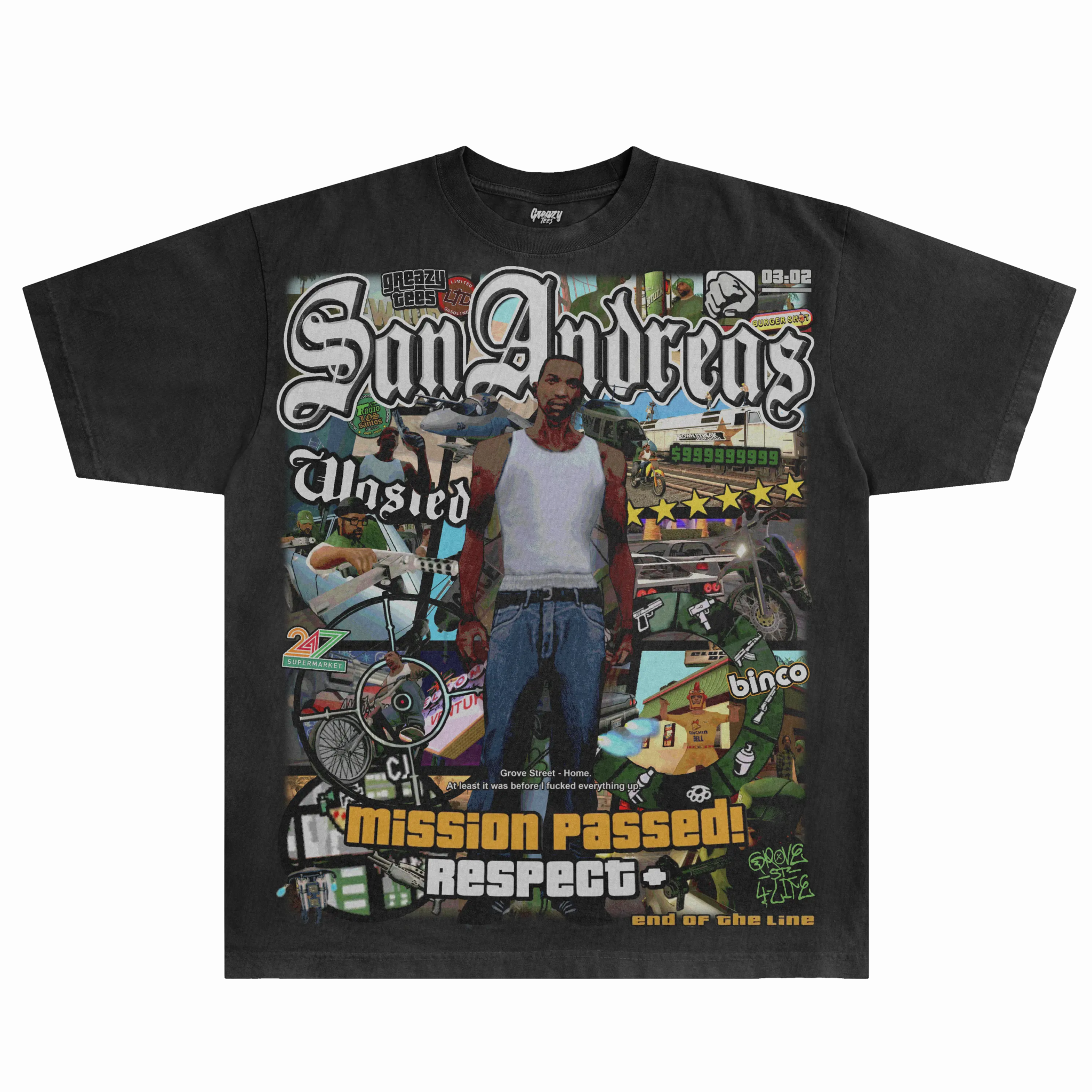 GTA San Andreas Tee - Greazy Tees